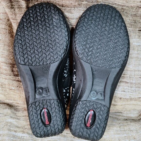 Arcopedico Cosmo Mary Jane Shoes Black Silver Floral Size EU 36 US 6 - Picture 8 of 10